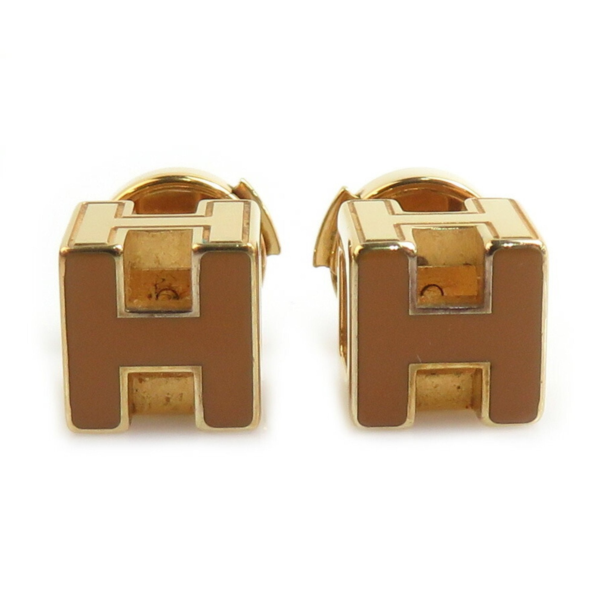 Earrings Enamel and Metal