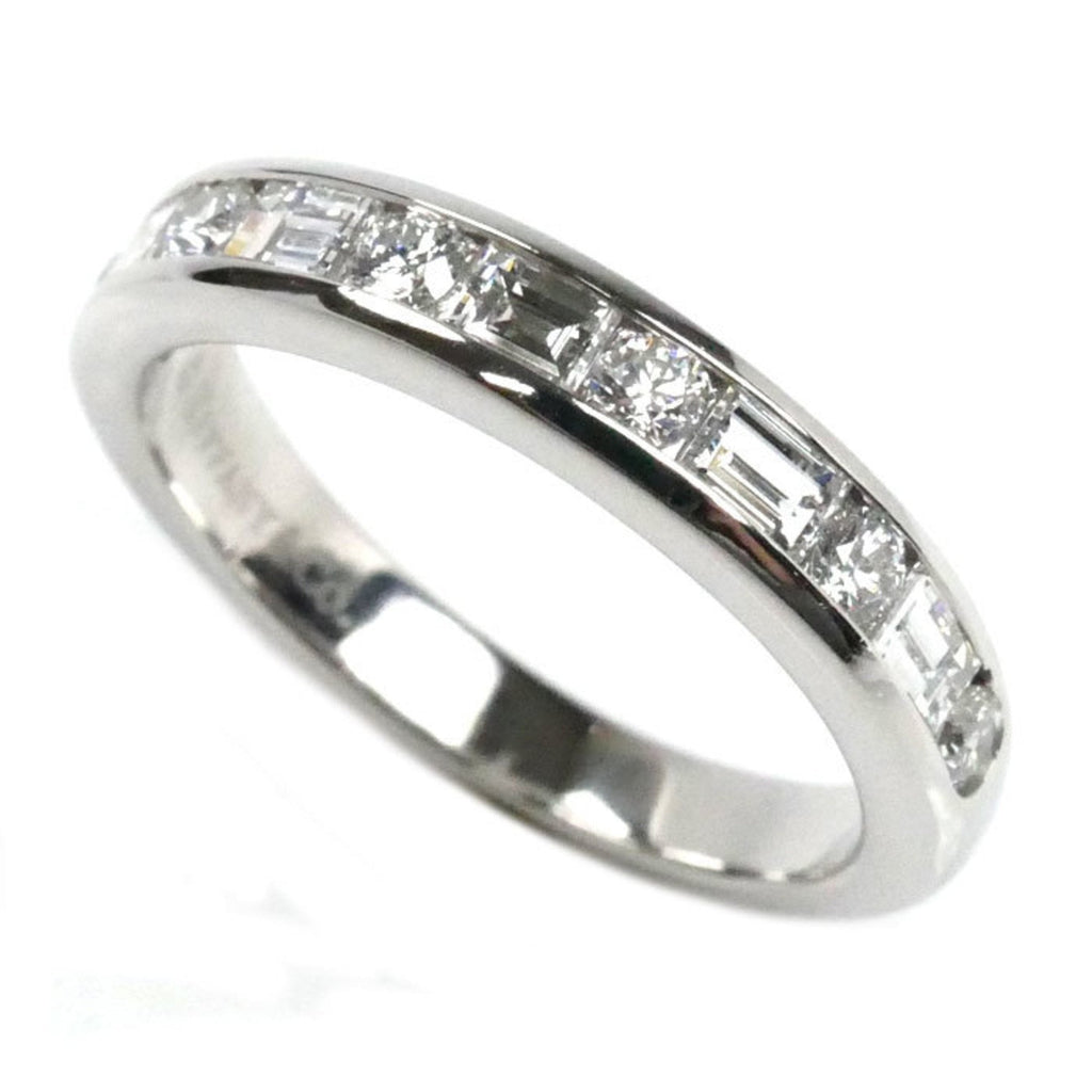 Band Ring Platinum with Diamond