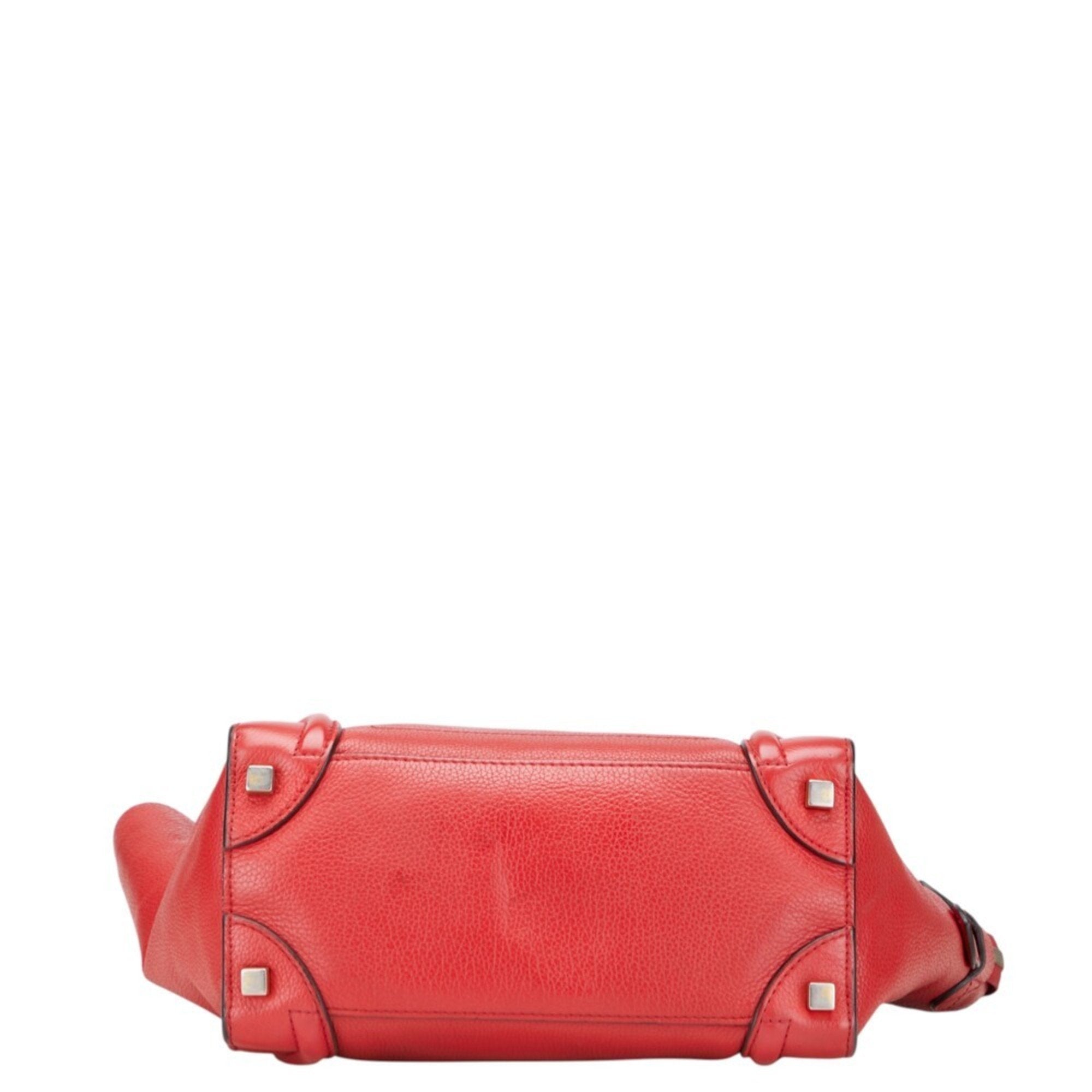 Luggage Bag Grainy Leather Micro