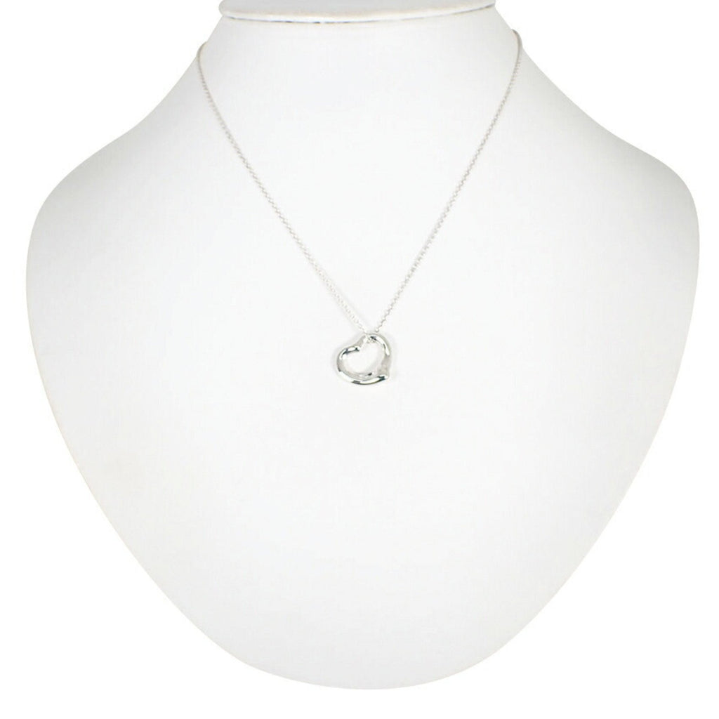 Heart Pendant Necklace Sterling Silver