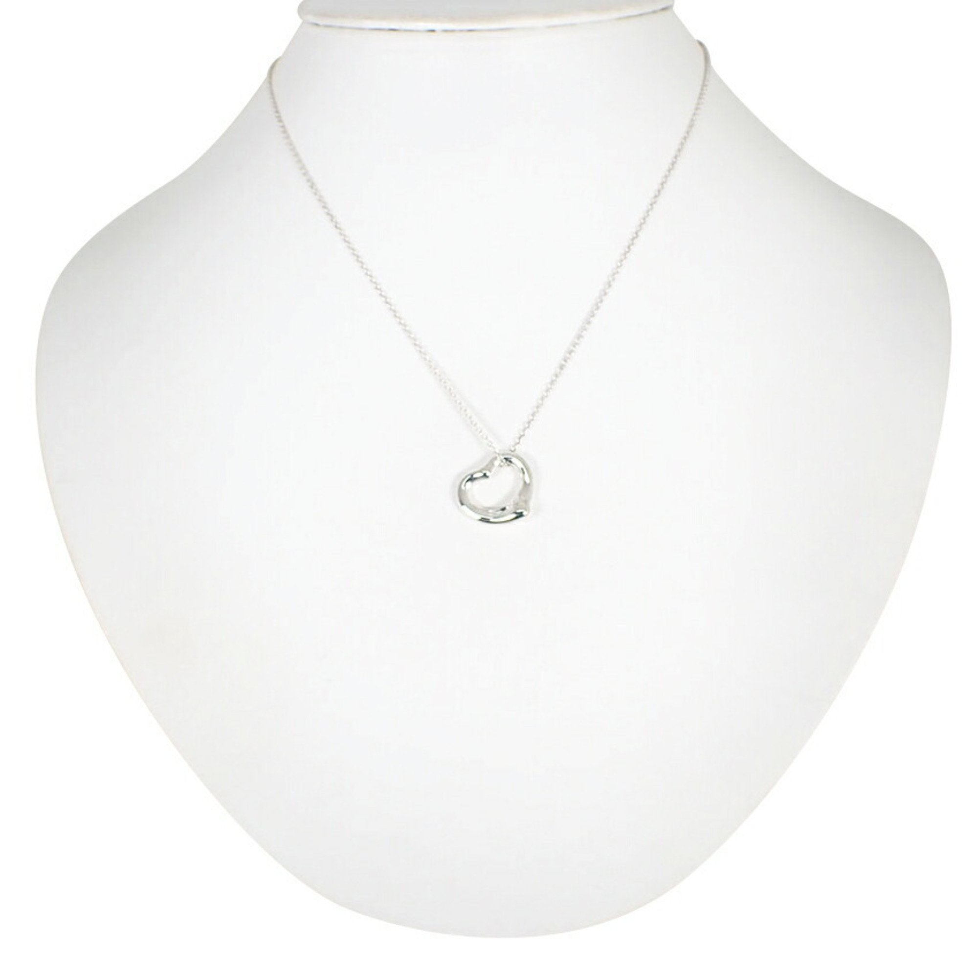 Heart Pendant Necklace Sterling Silver