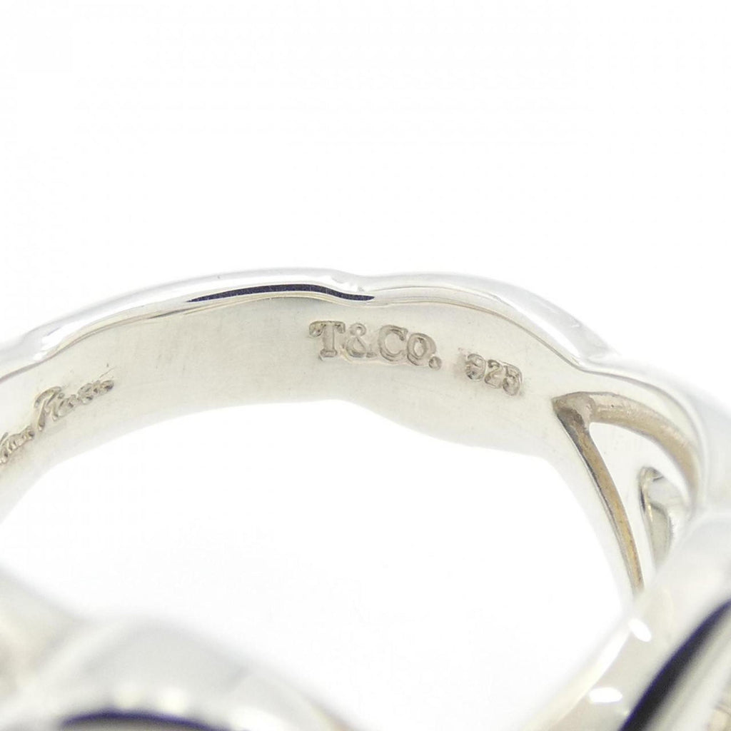 Double Loving Heart Ring Sterling Silver