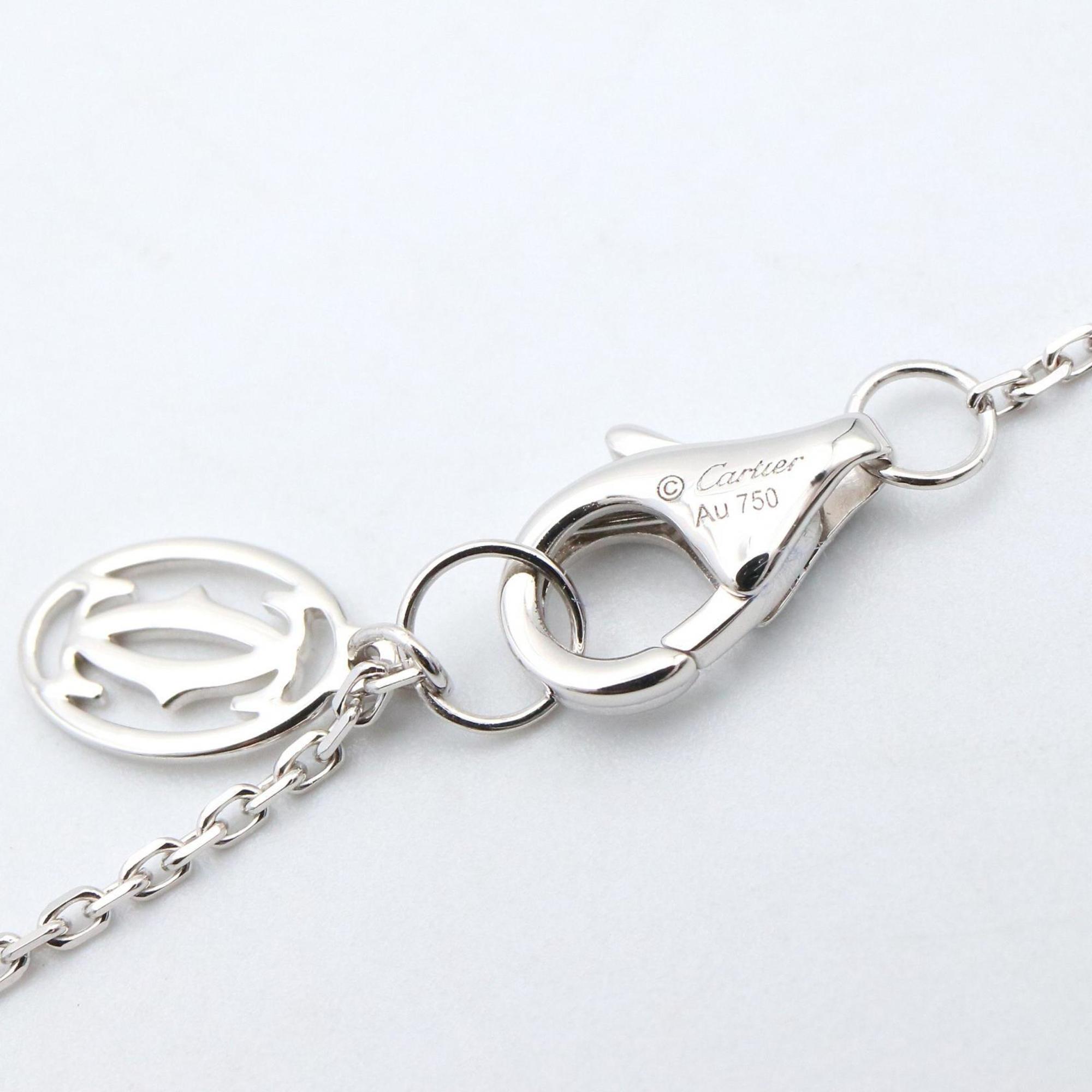 Amour Pendant Necklace 18K White Gold with Diamonds