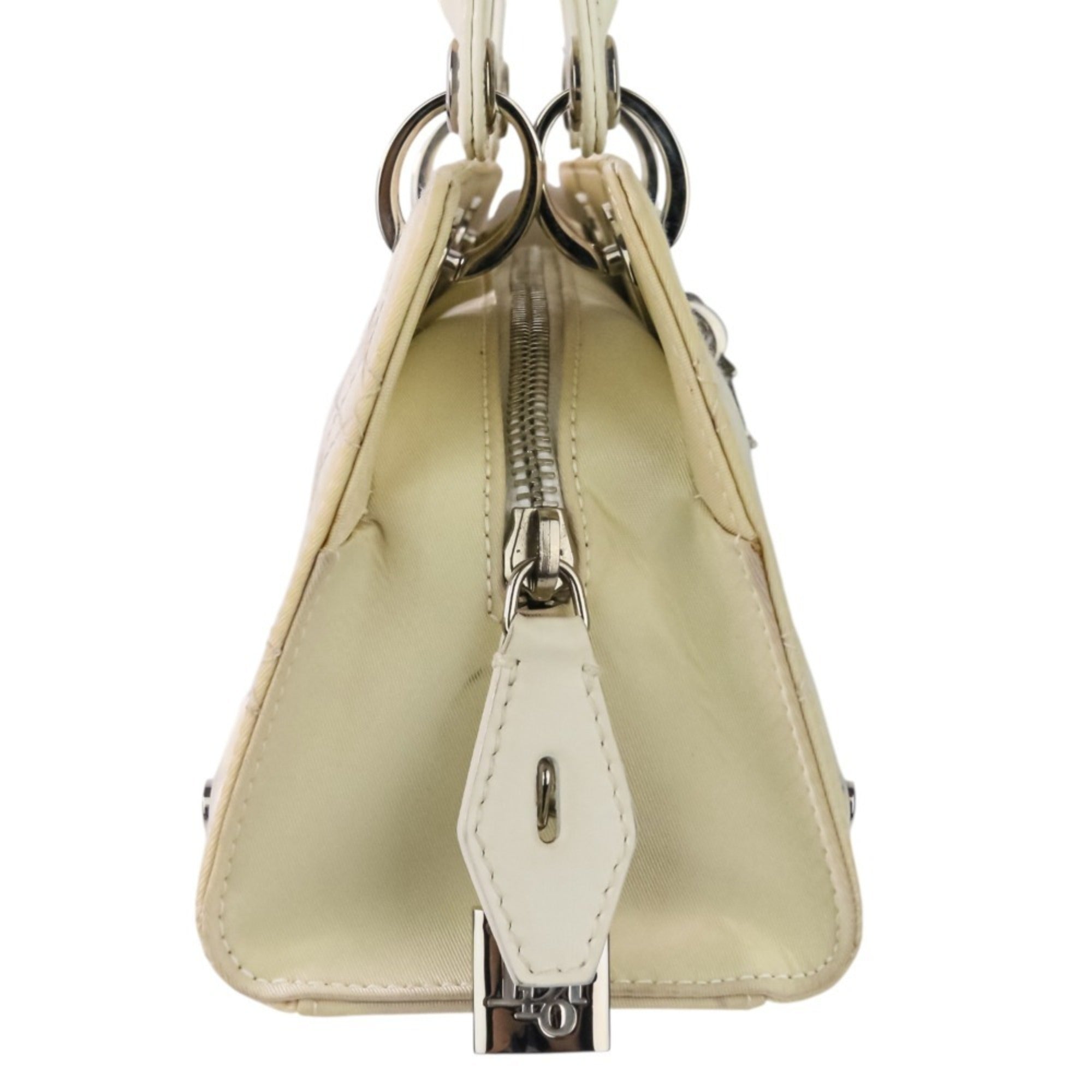Lady Dior Bag Cannage Quilt Patent Medium