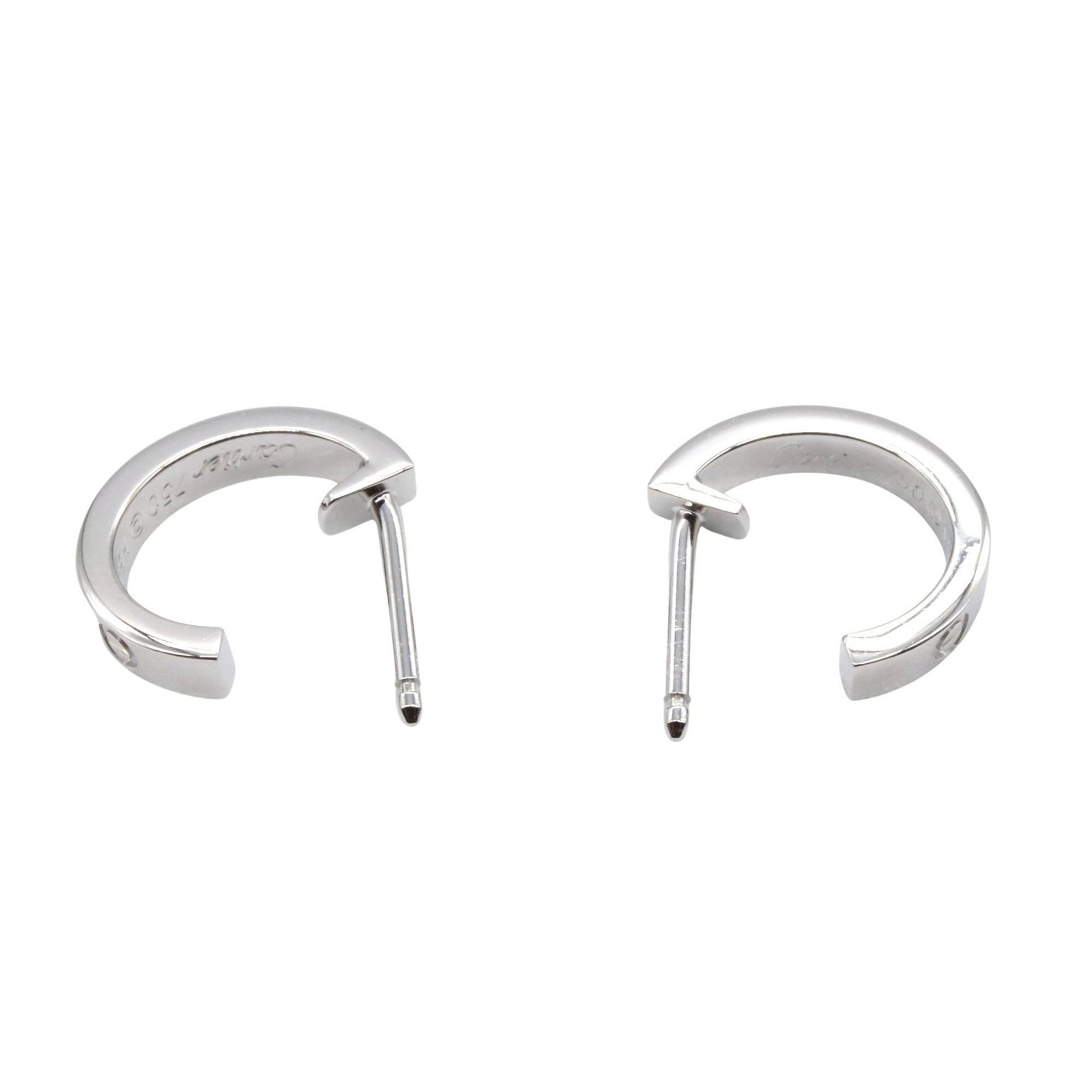 Love Earrings 18K White Gold Small 18K White Gold