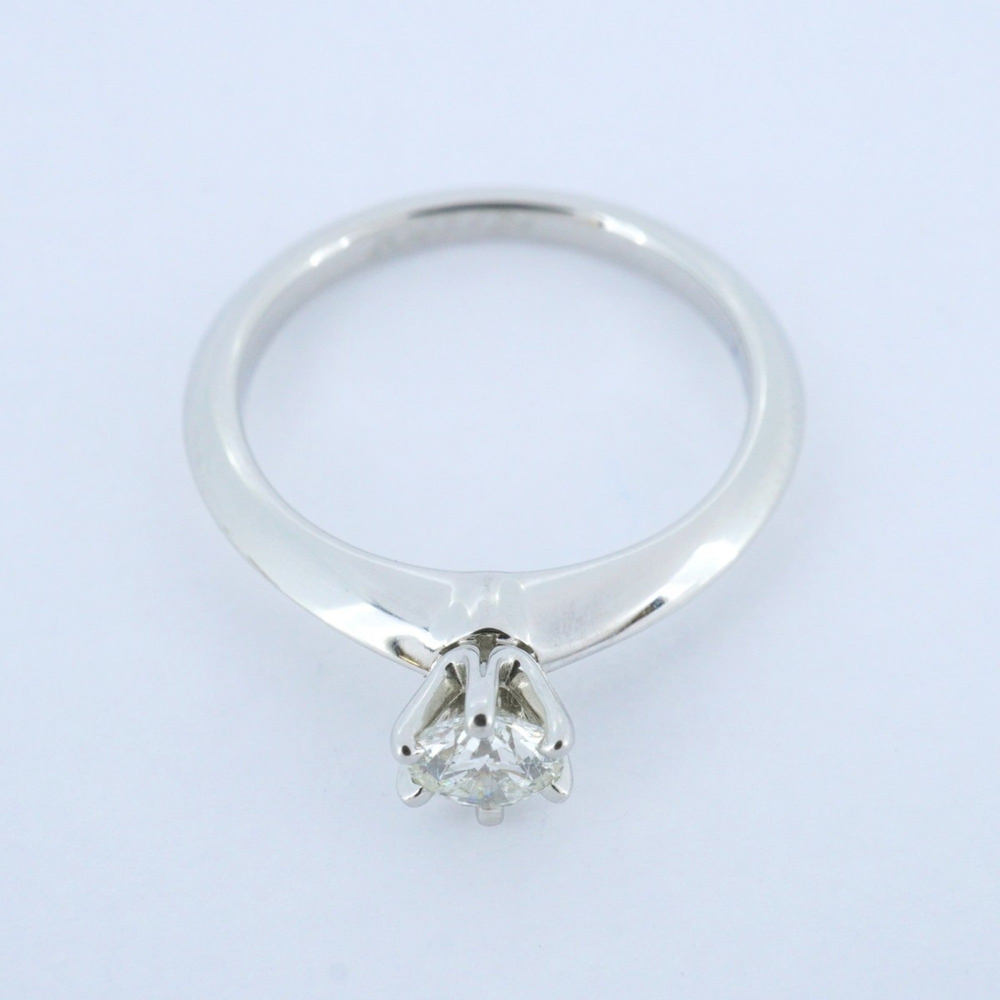 Solitaire Ring Platinum with Diamond