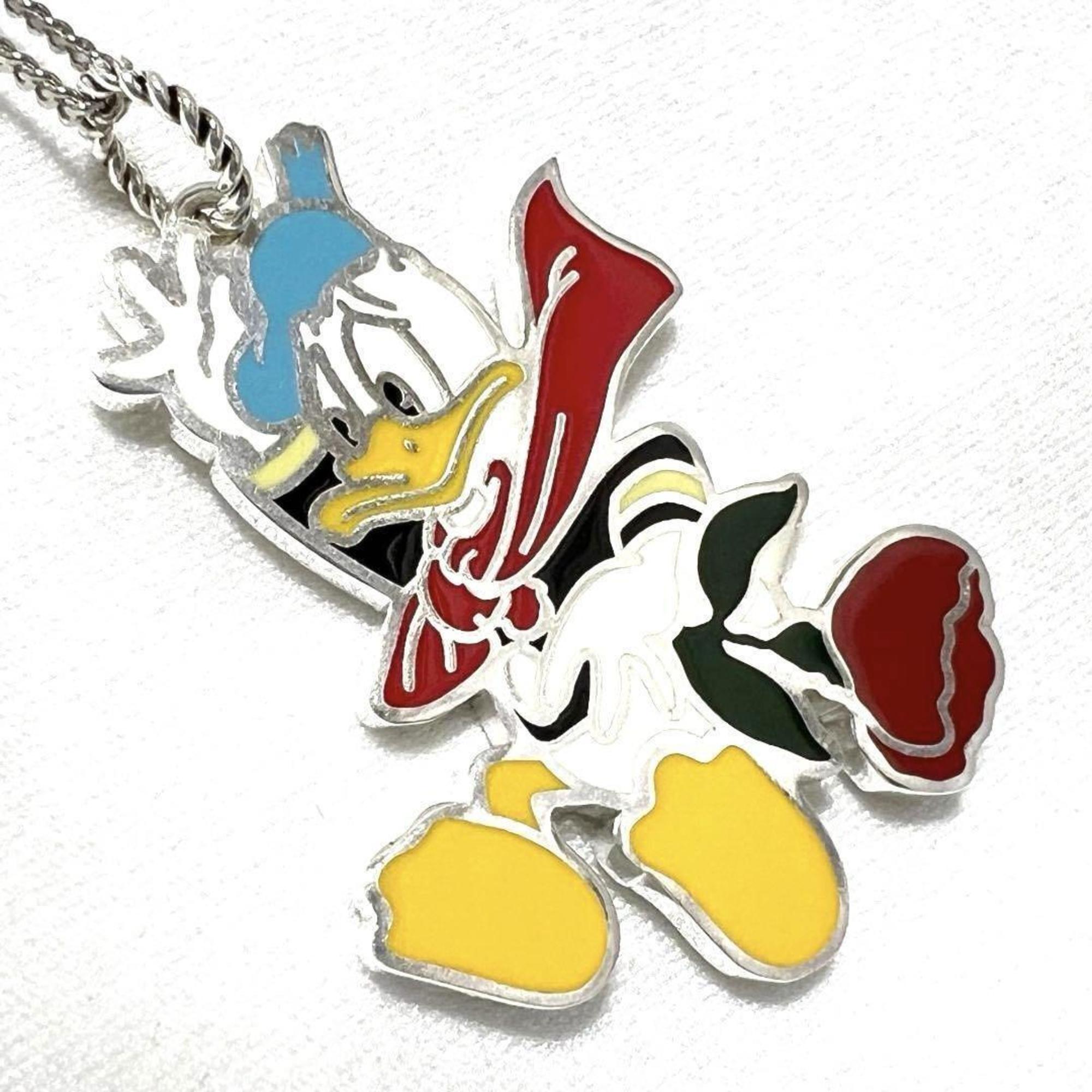 Donald Interlocking Pendant Necklace Sterling Silver
