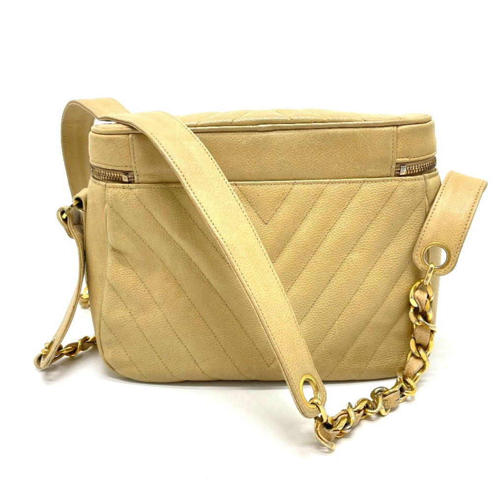 Vintage Diamond CC Camera Bag Diagonal Quilted Leather Medium