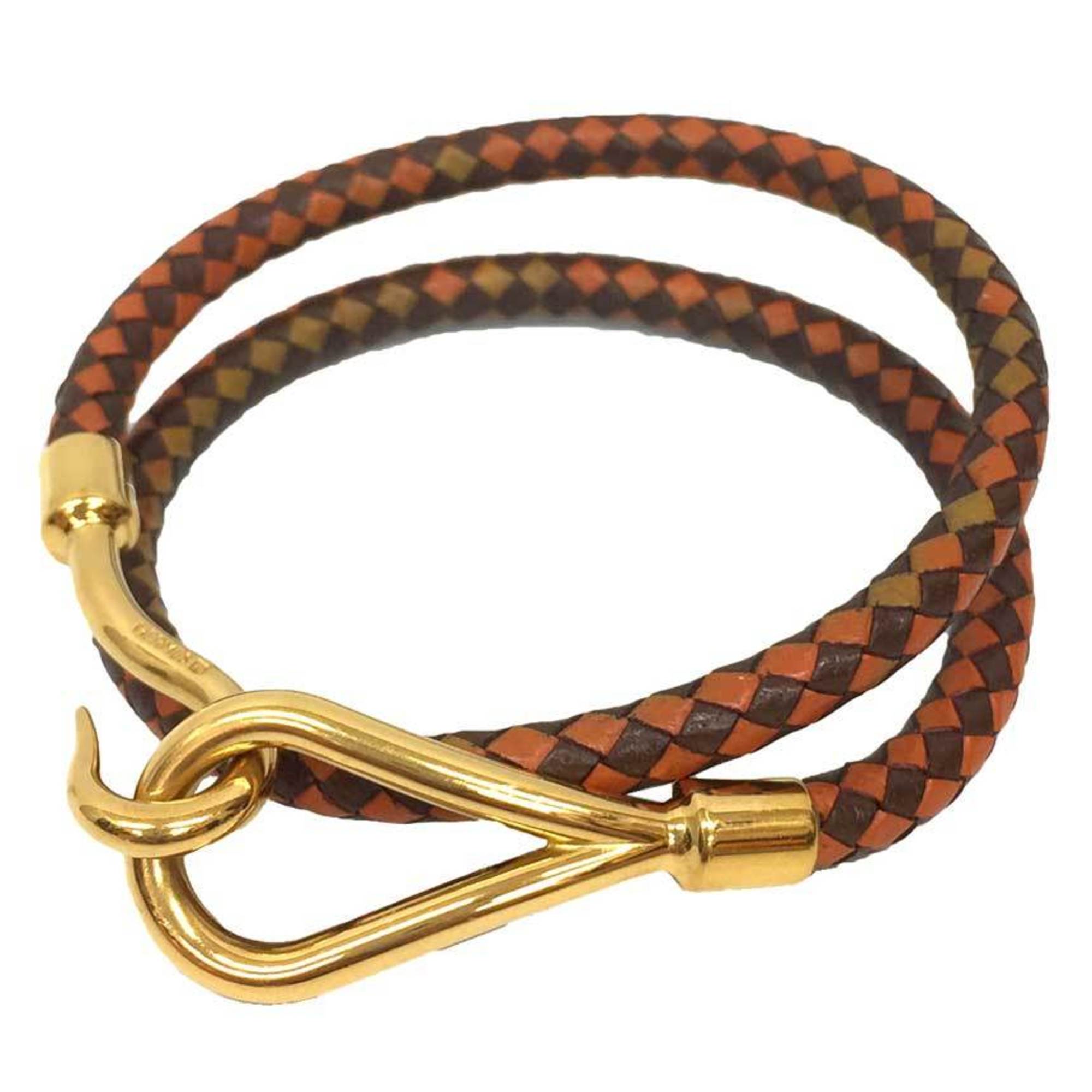 Bracelet Brass and Leather
