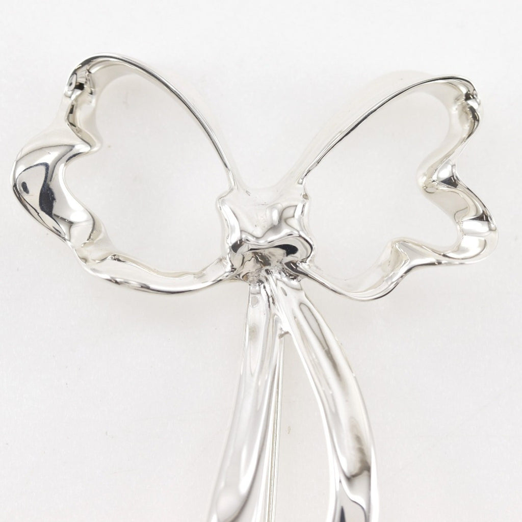 Ribbon Brooch Sterling Silver