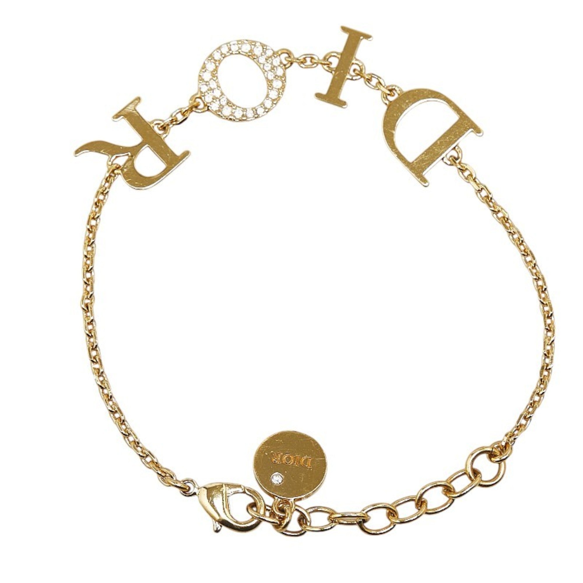DIO(R)EVOLUTION Bracelet Plated Chain With Rhinestone