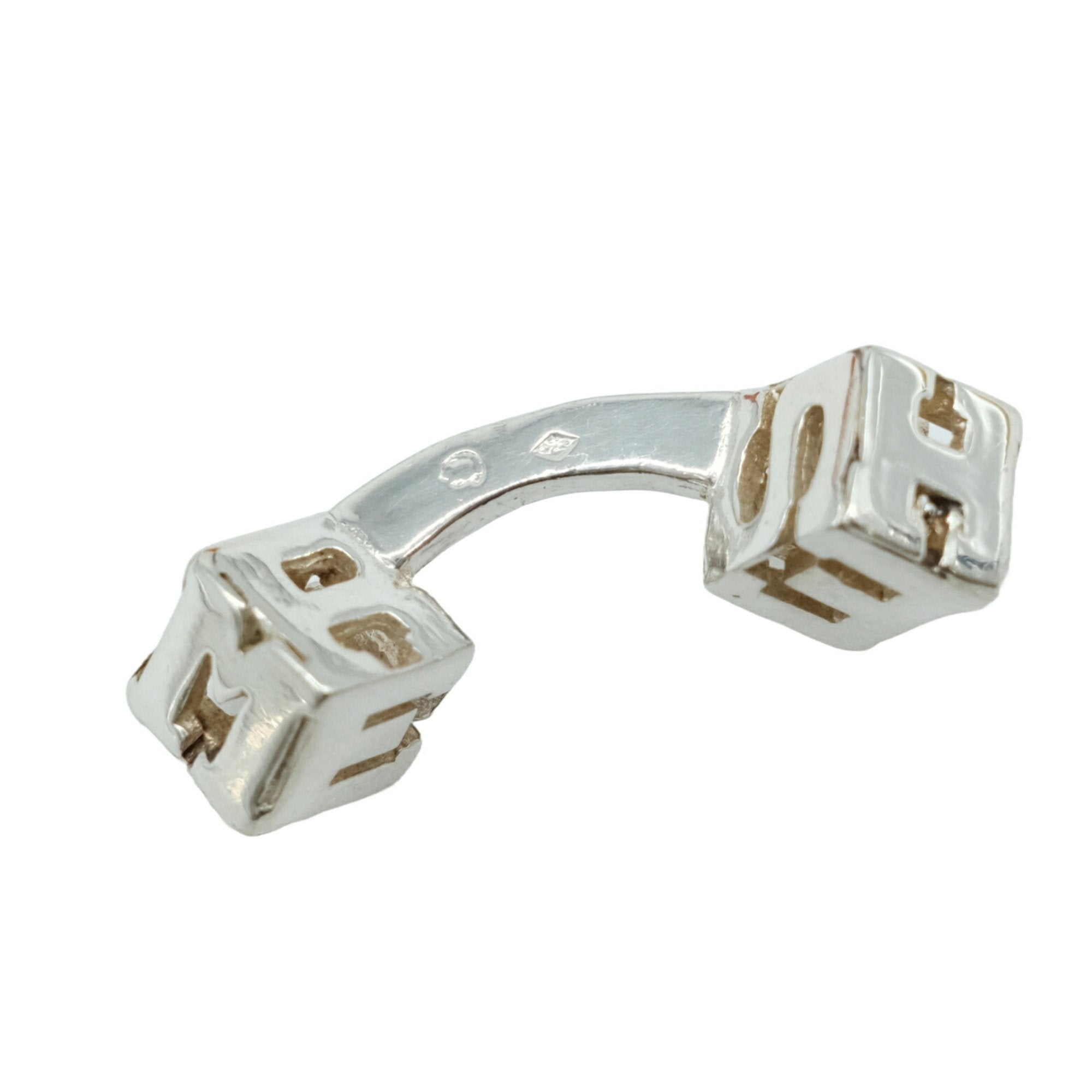 Cube Cufflinks Sterling Silver Bracelet