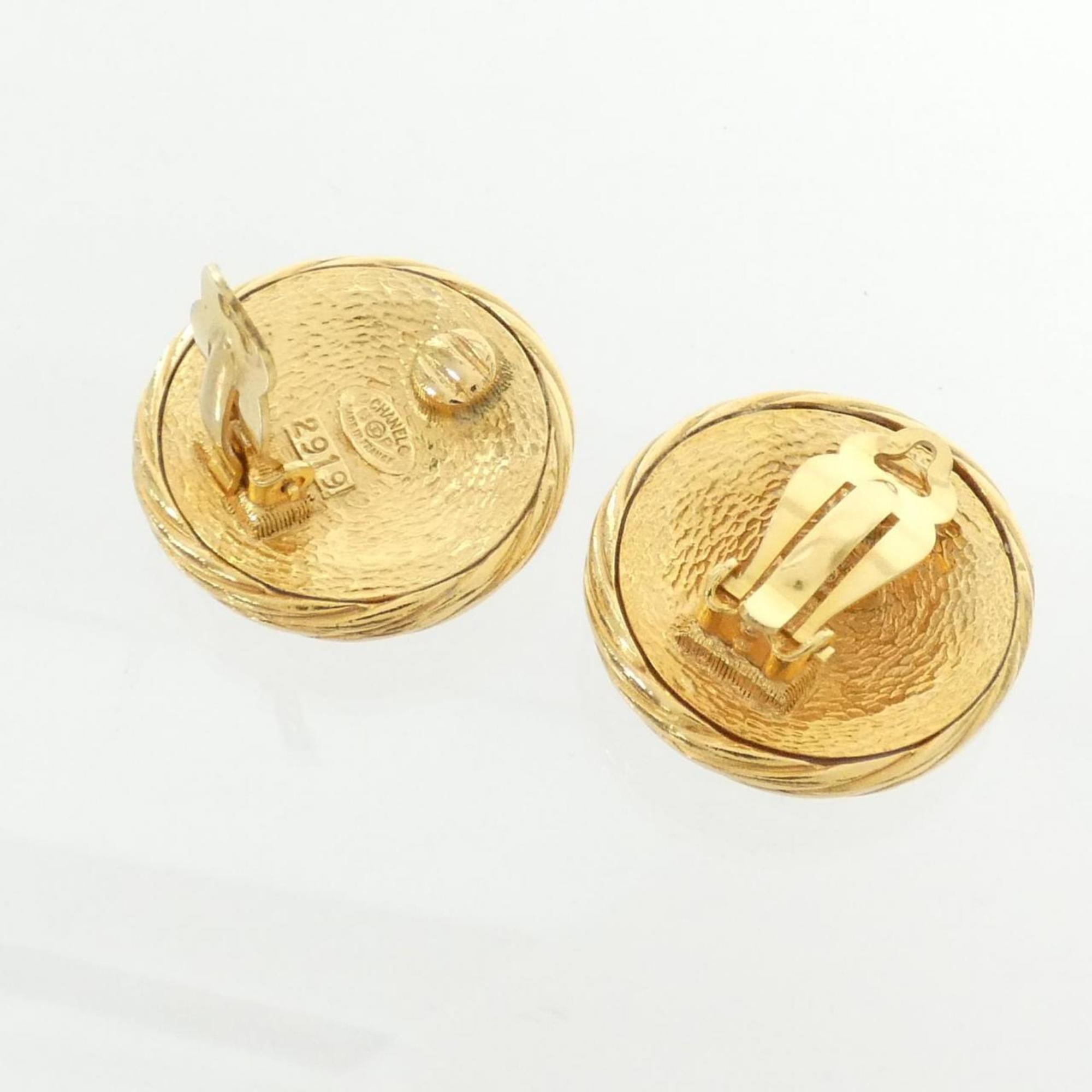 Earrings Gold-Tone Metal