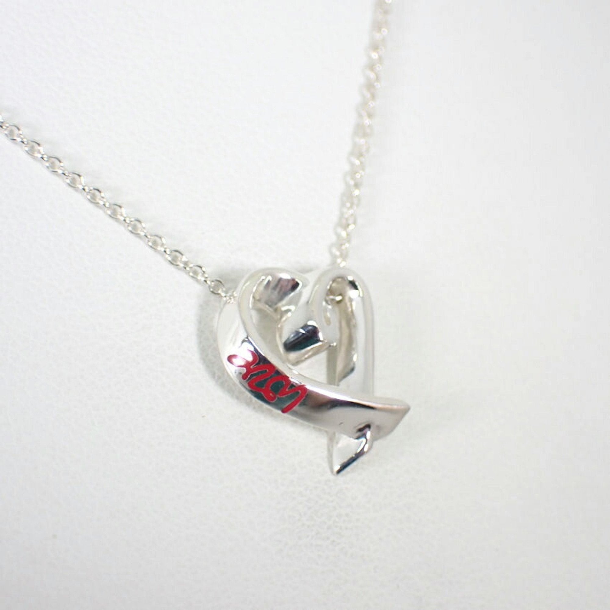 Loving Heart Love Pendant Necklace Sterling Silver