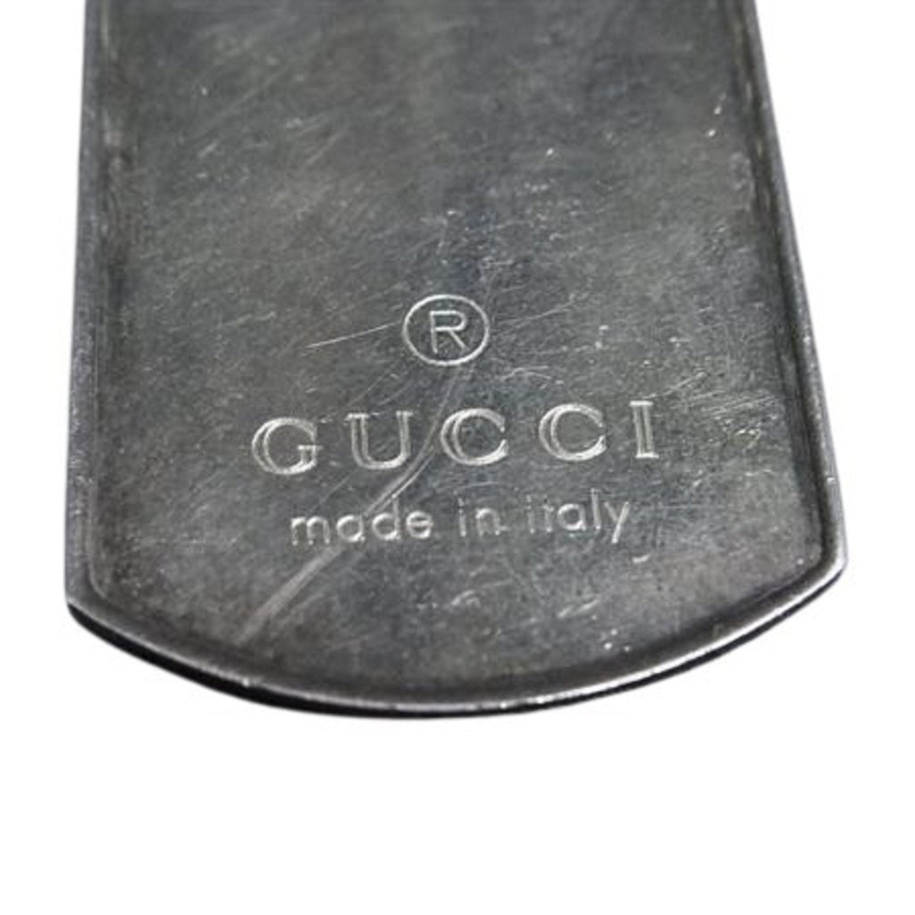 Dog Tag Pendant Necklace Sterling Silver