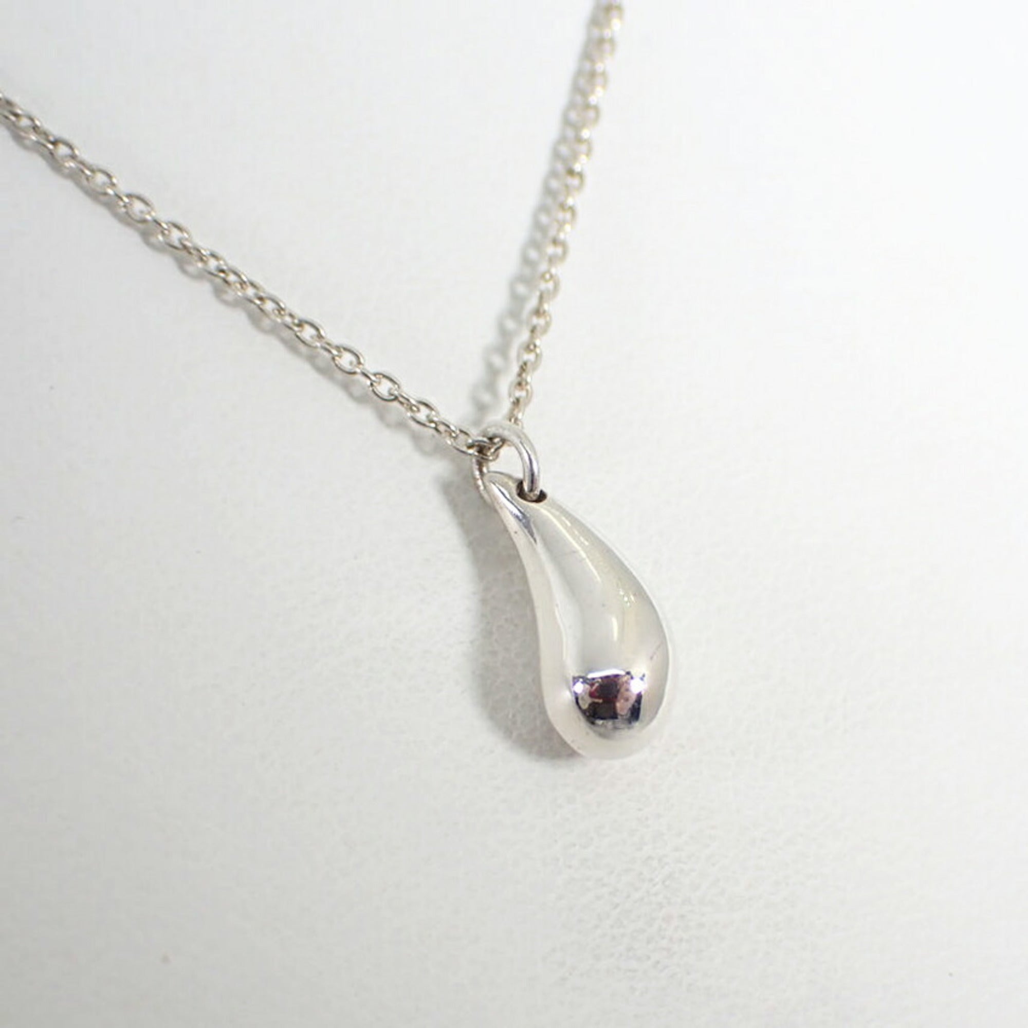 Pendant Necklace Sterling Silver Teardrop