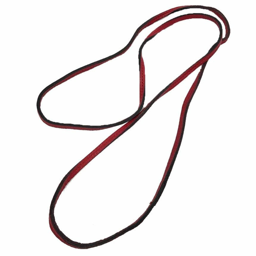 Choker Necklace Leather Cord Red