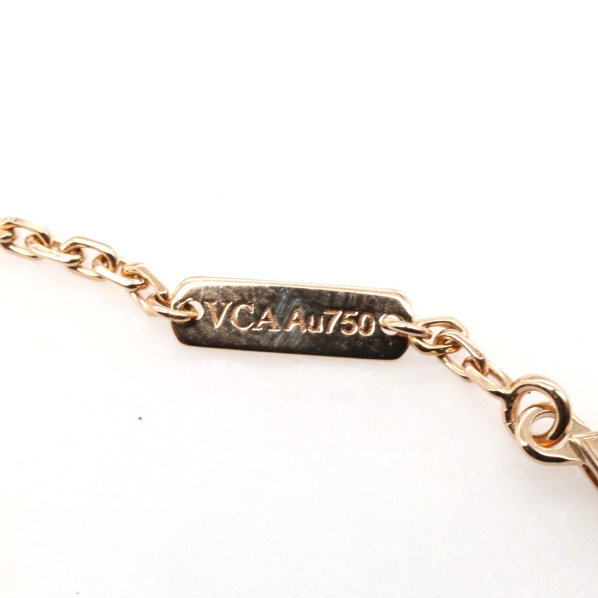 Charm Bracelet 18K Rose Gold and Mother of Pearl