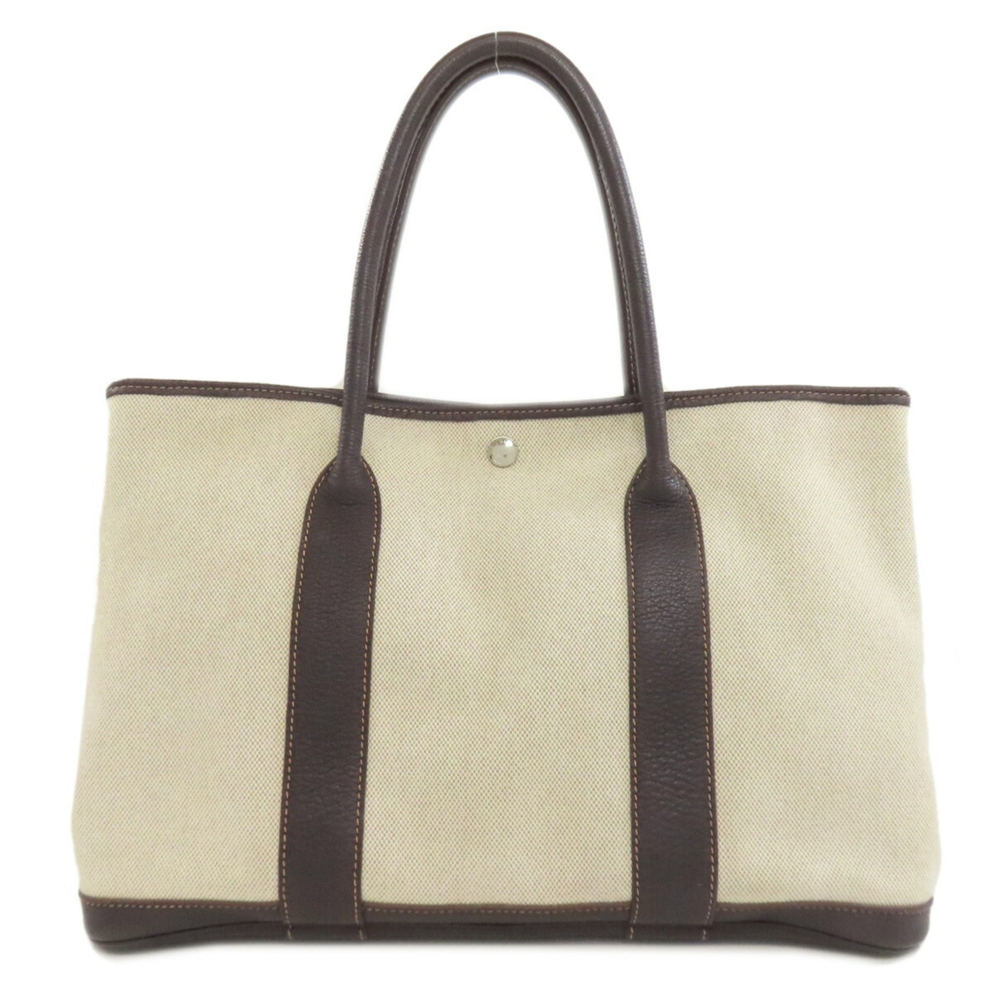 Garden Party Tote Toile and Leather 36