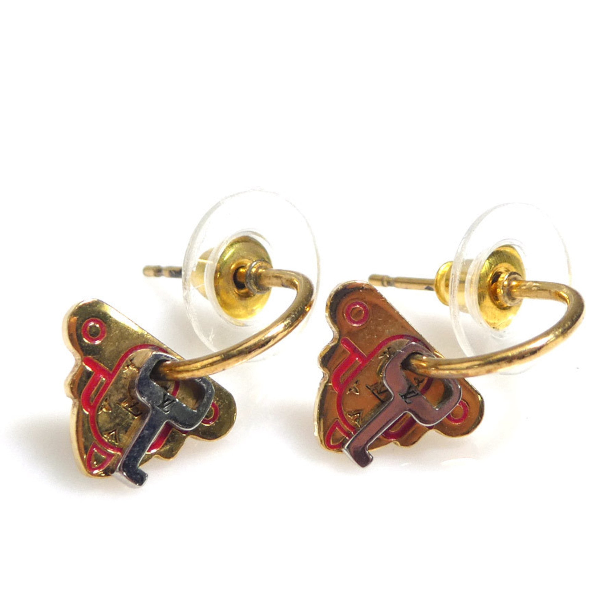 Earrings Gold-Tone Metal