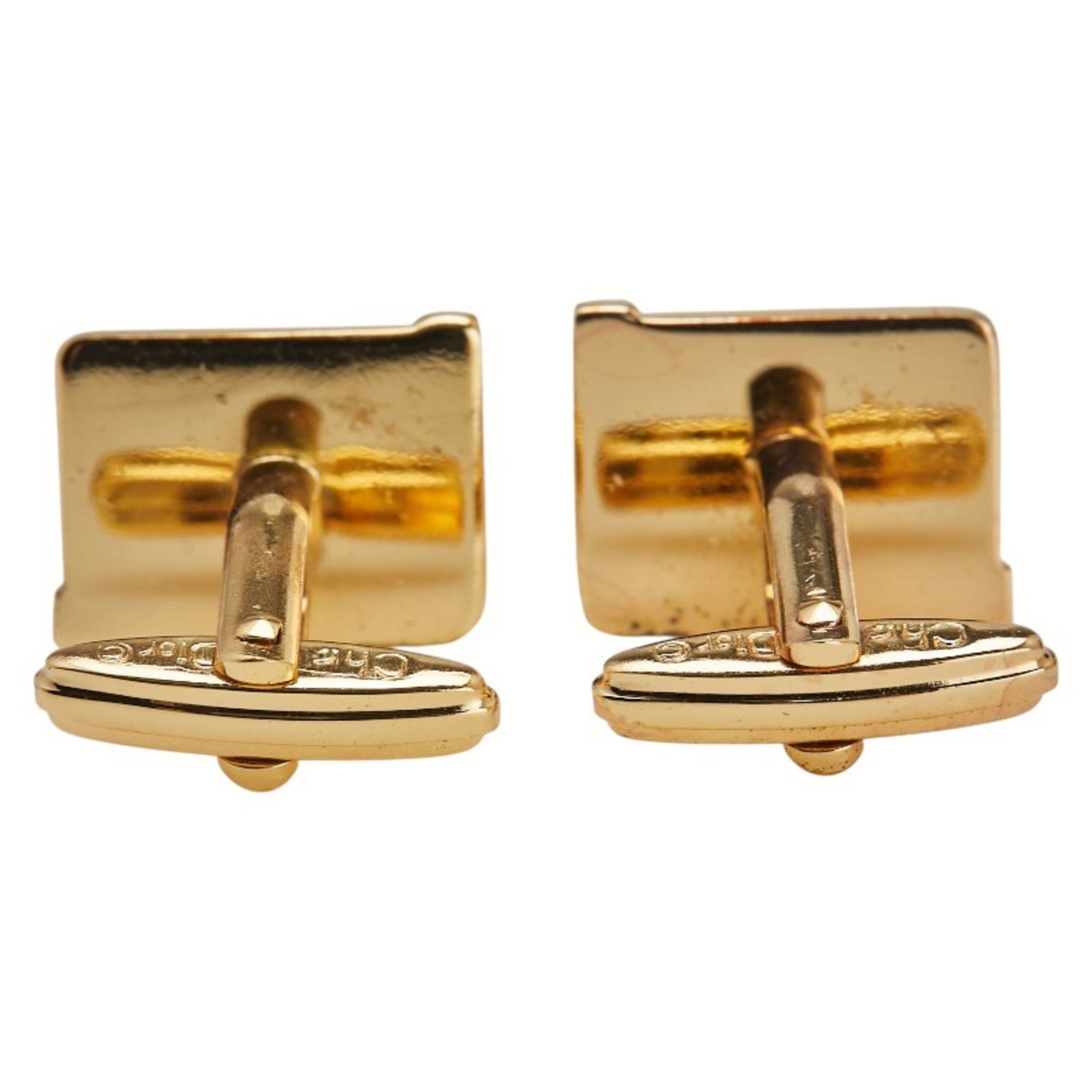 Cufflinks Gold and Plastic Bracelet