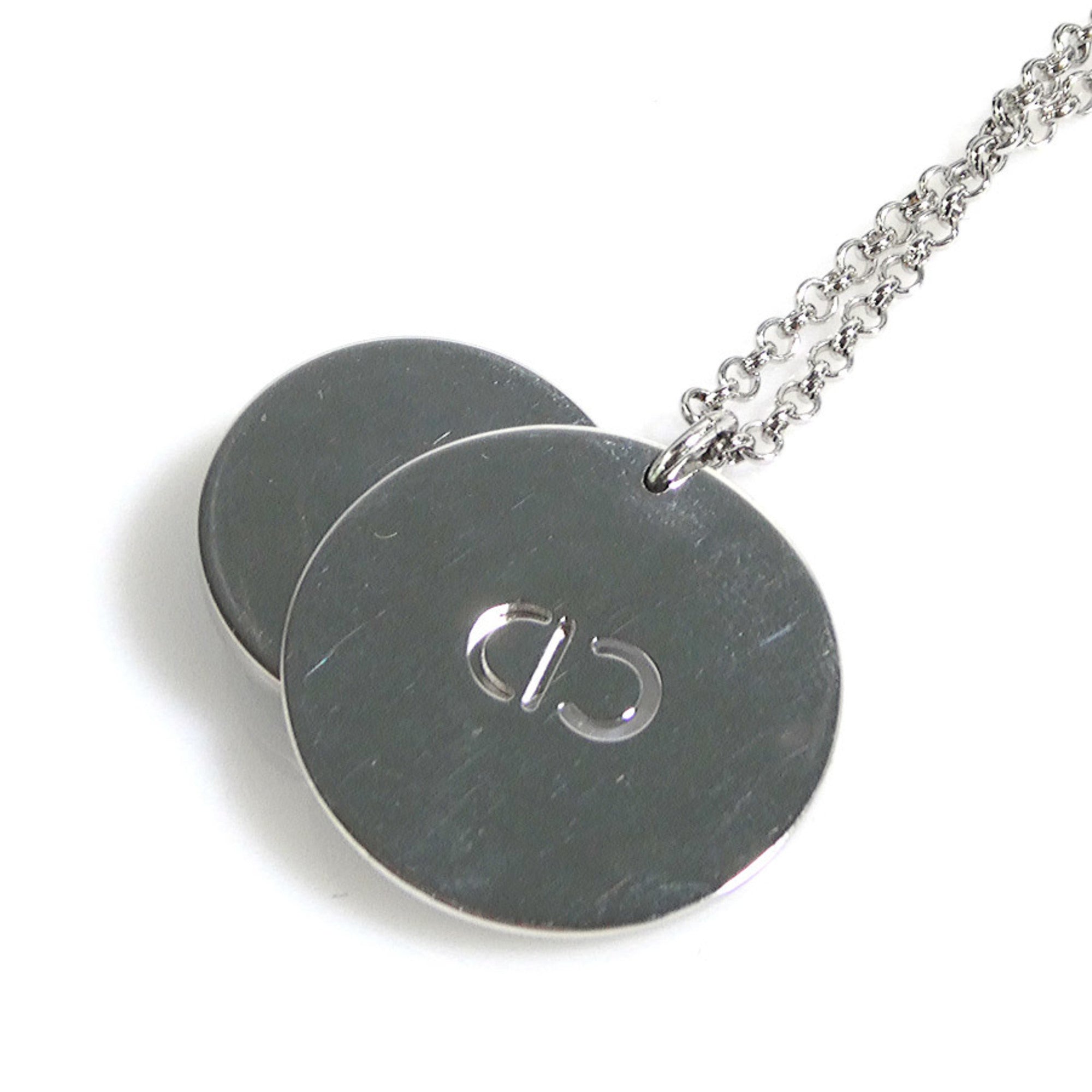 Pendant Necklace Metal Silver