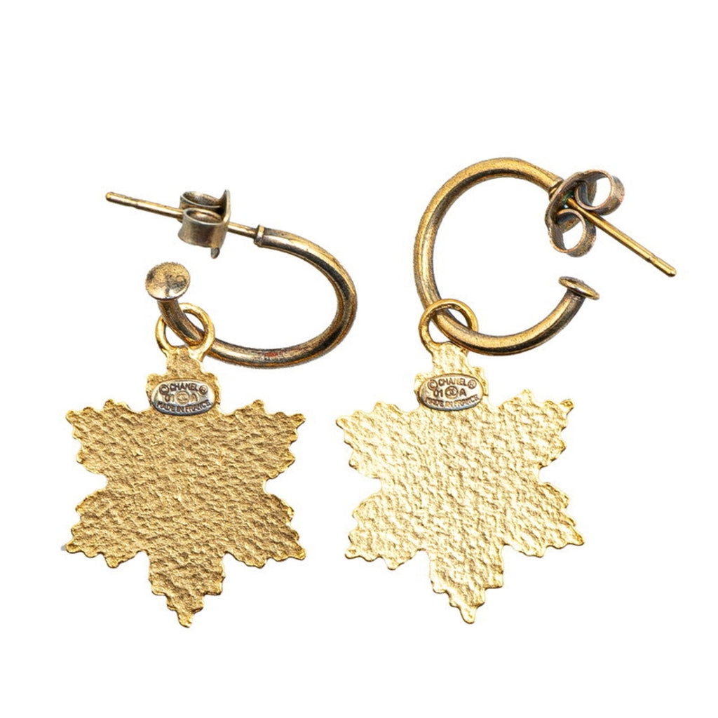 Earrings Gold-Tone Metal