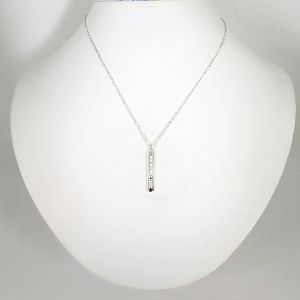 1837 Bar Pendant Necklace Sterling Silver