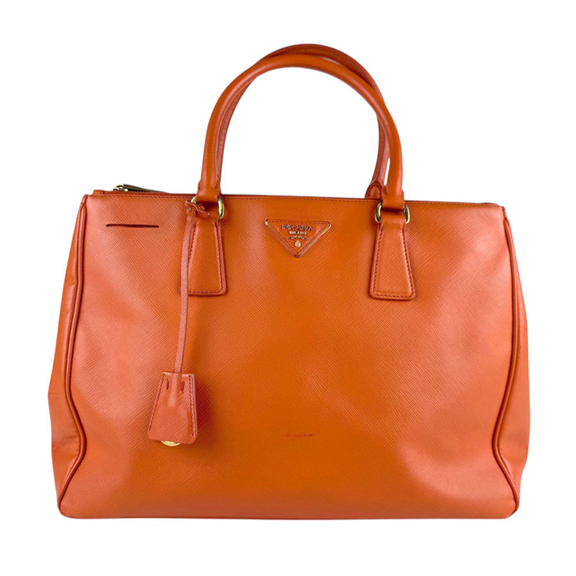 Double Zip Lux Tote Saffiano Leather Medium