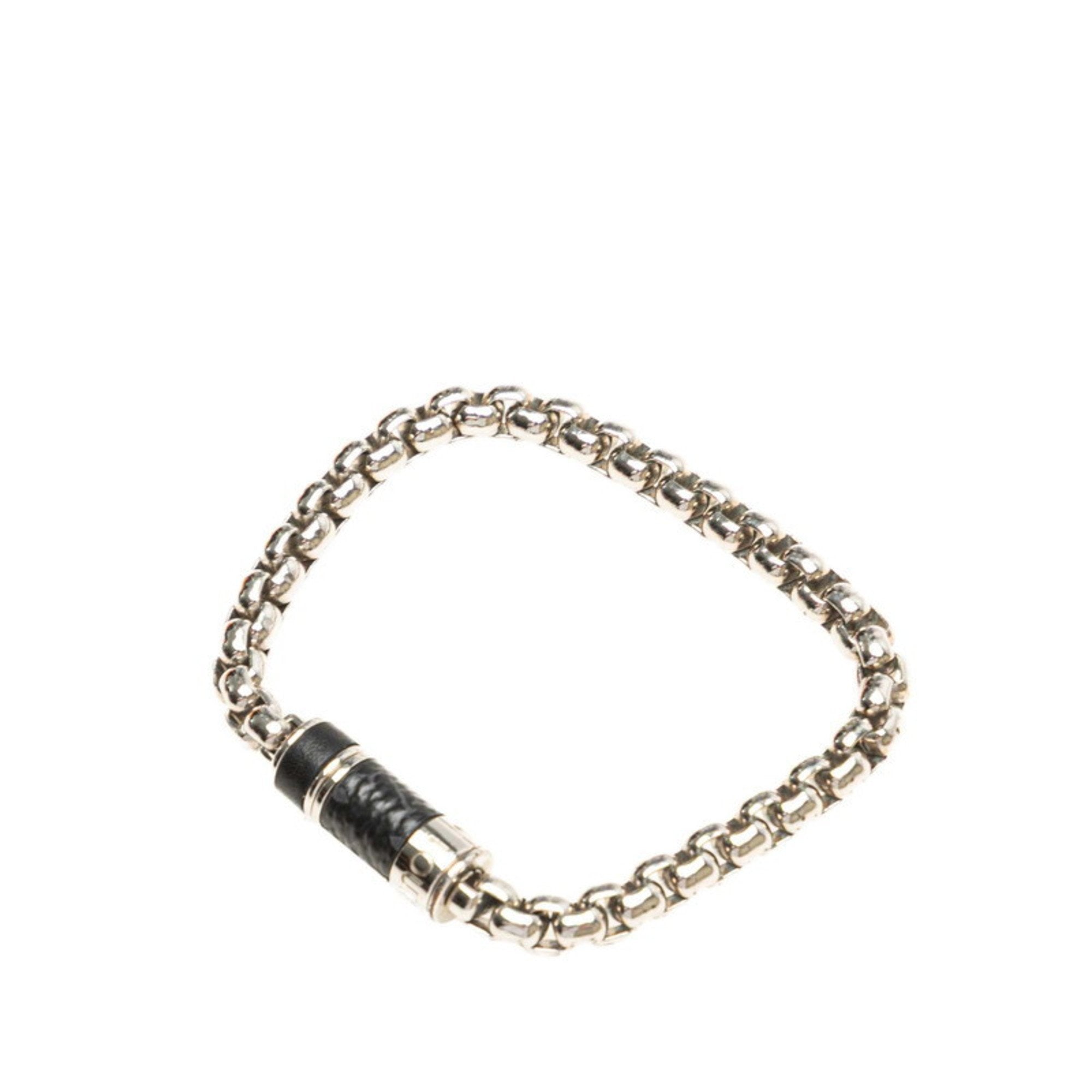 Monogram Eclipse Bracelet Metal Black and Silver