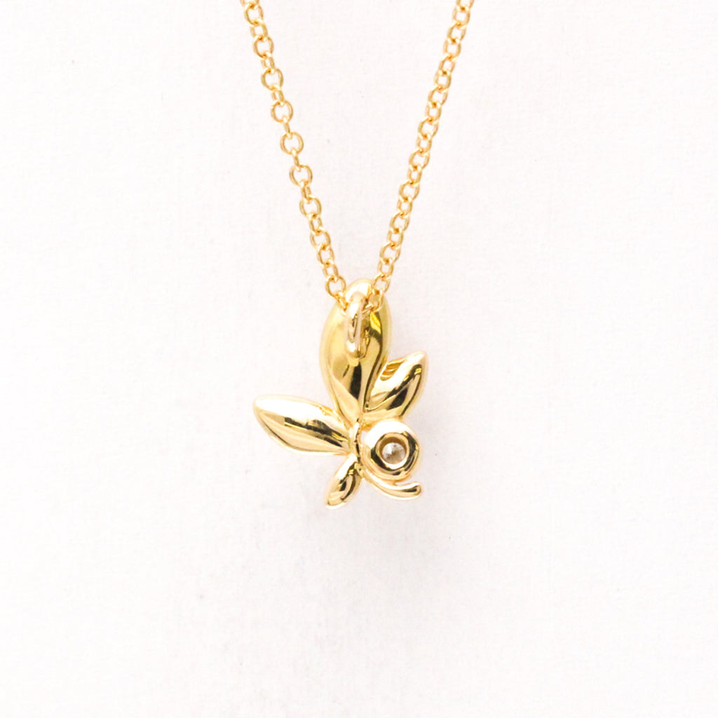 Pendant Necklace 18K Rose Gold with Diamond