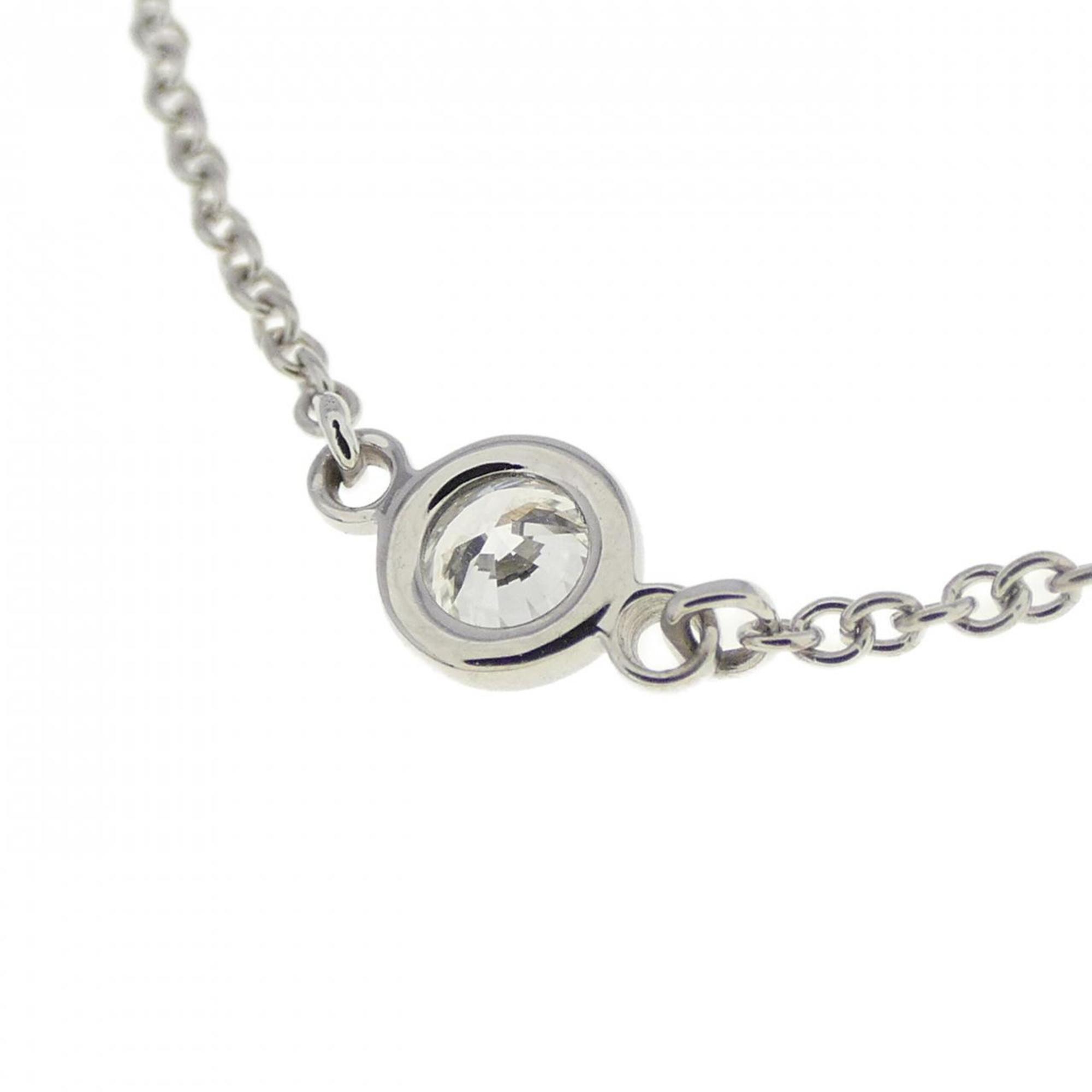 Elsa Peretti Diamonds By The Yard Pendant Necklace Platinum and Diamond