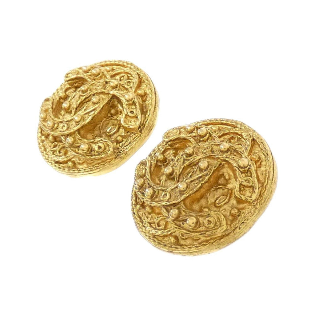 Earrings Gold-Tone Metal