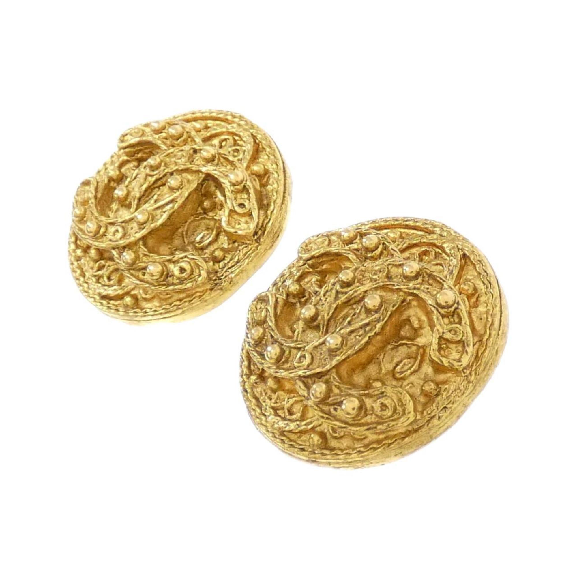 Earrings Gold-Tone Metal