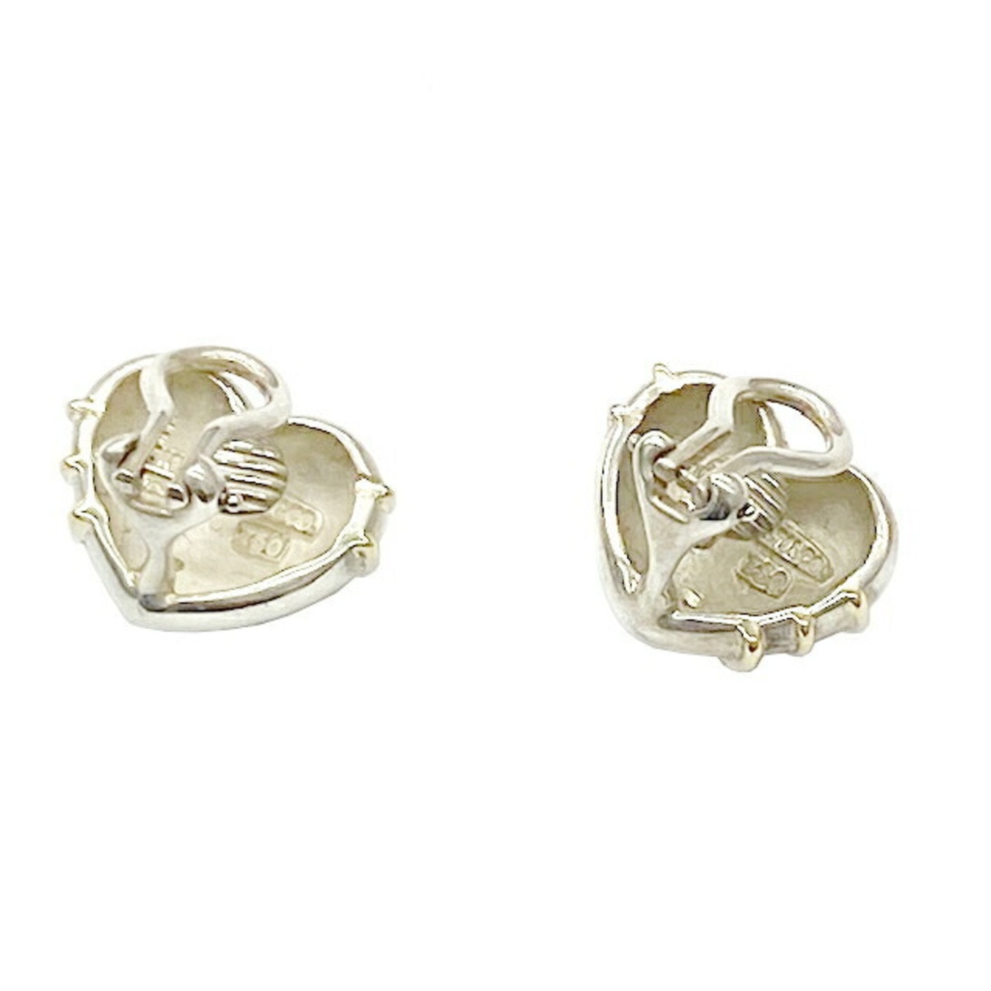 Earrings Sterling Silver and 18K Yellow Gold
