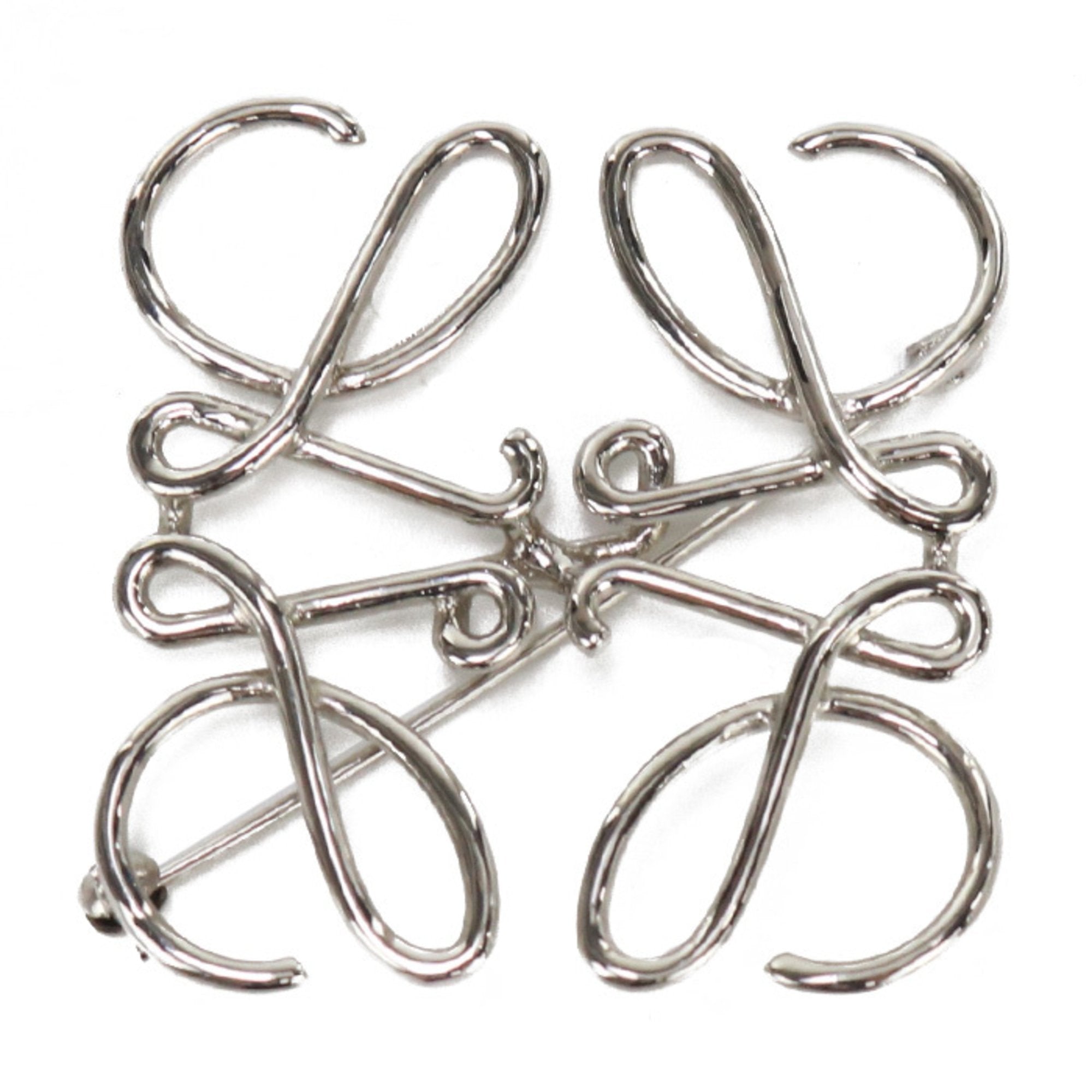 Anagram Brooch Metal Silver