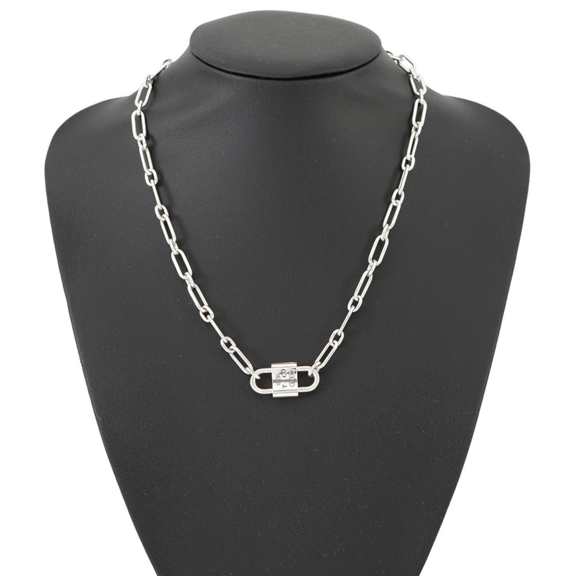 1837 Double Lock Pendant Necklace Sterling Silver Medium