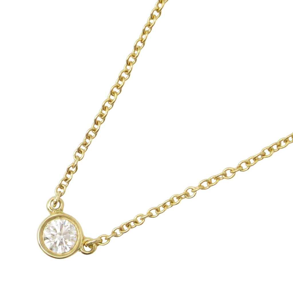 Elsa Peretti Diamonds By The Yard Pendant Necklace 18K Yellow Gold and Diamond