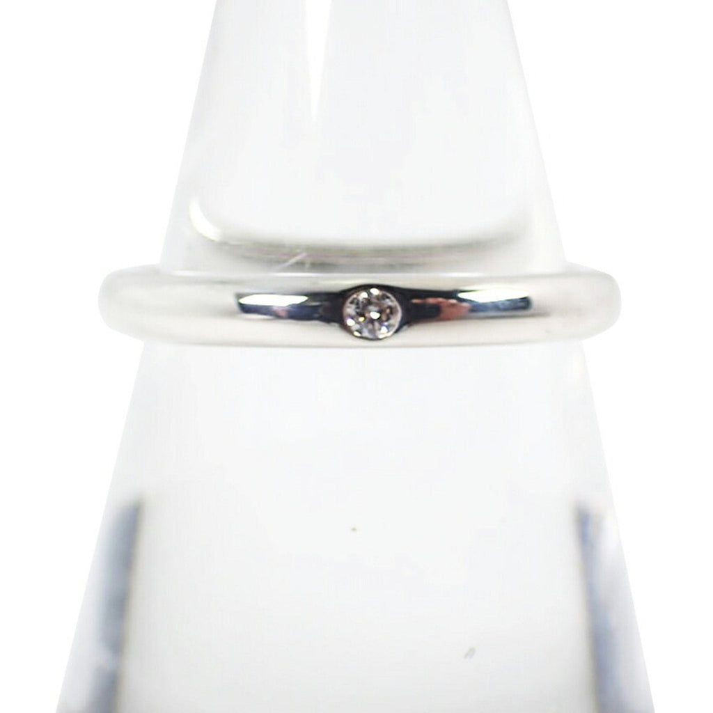 Band Ring Sterling Silver with Diamond