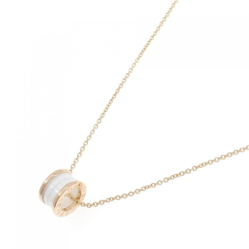 B.Zero1 Pendant Necklace Ceramic and 18K Rose Gold