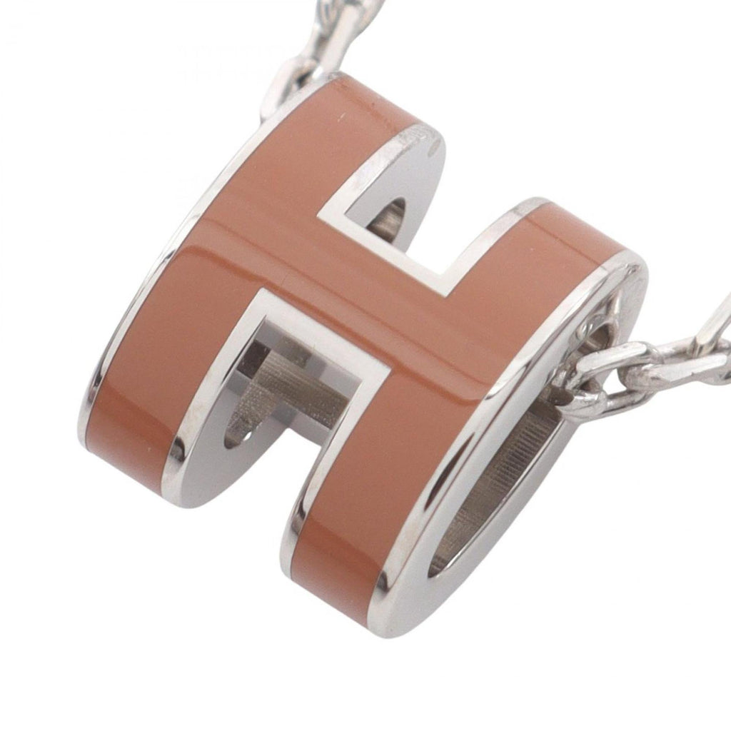 Pop H Pendant Necklace Sterling Silver