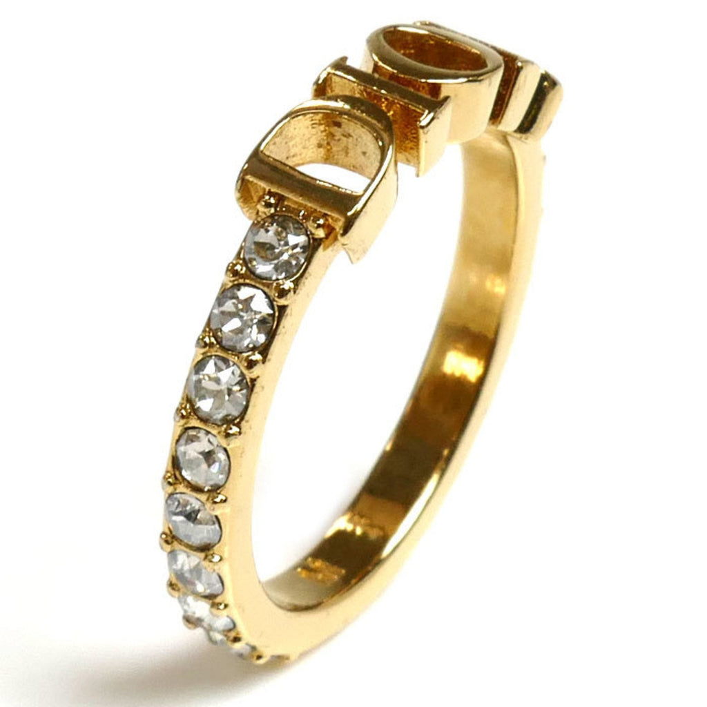 Band Ring With Rhinestone