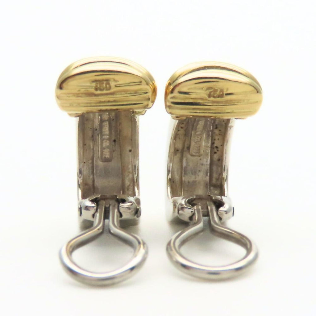 Earrings 18K Gold and Sterling Silver