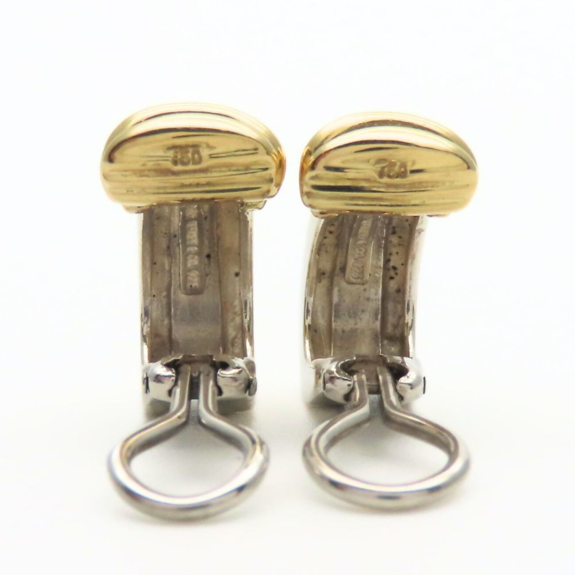 Earrings 18K Gold and Sterling Silver