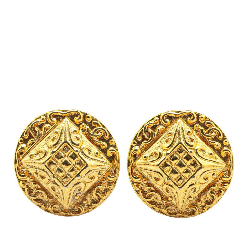 Clip-On Earrings Clip-On Gold-Tone Metal