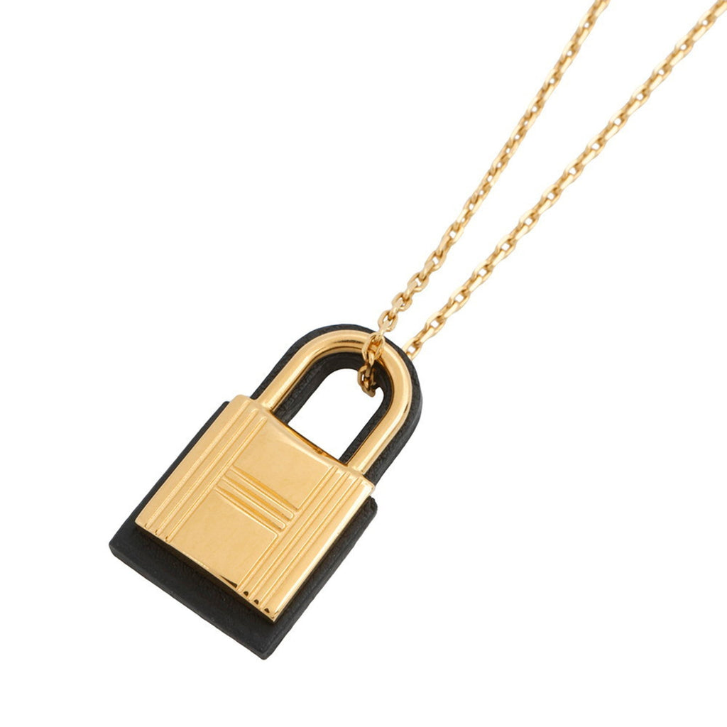 O'Kelly Pendant Necklace Gold and Swift Leather Mini
