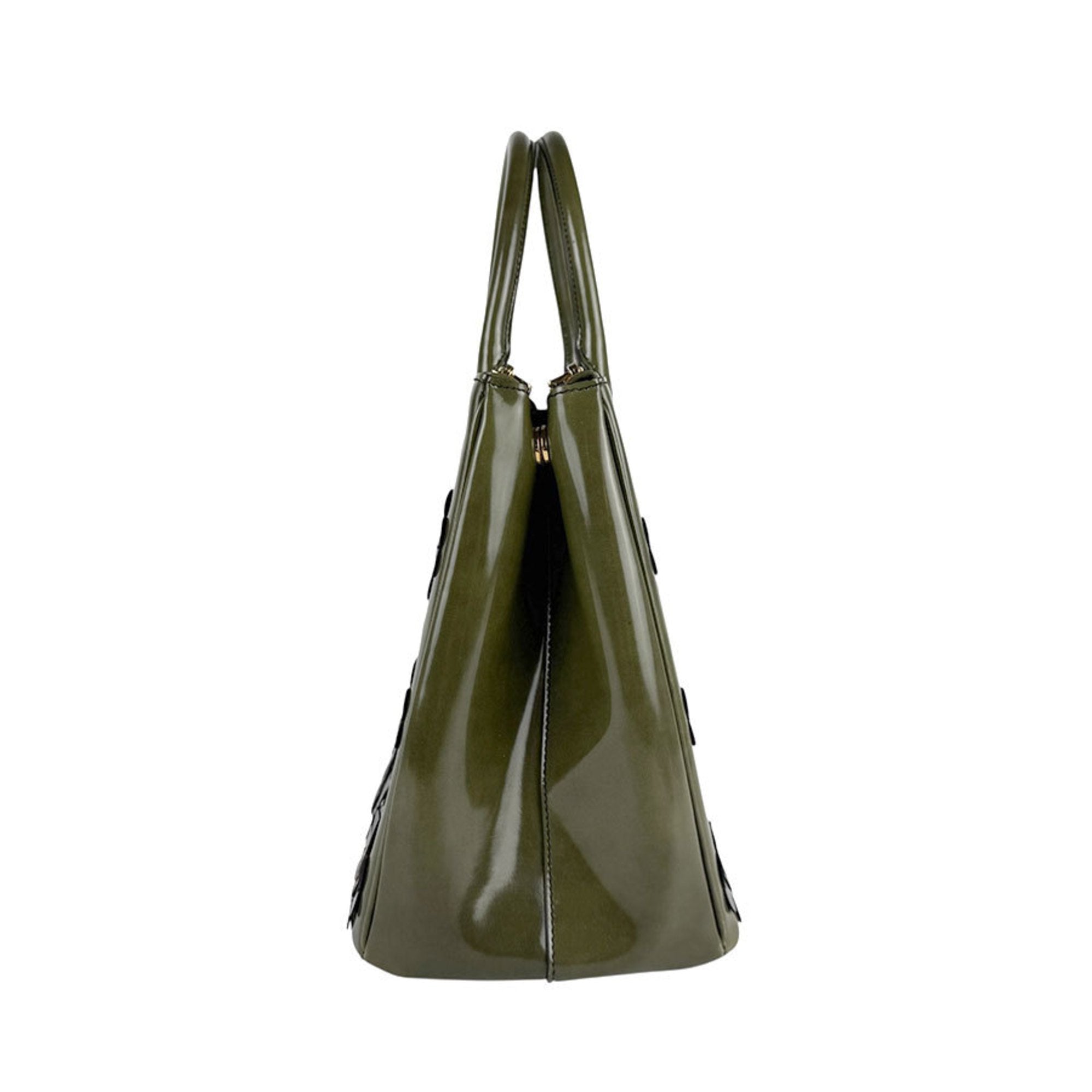 Flowers Galleria Double Zip Tote Spazzolato Leather Medium