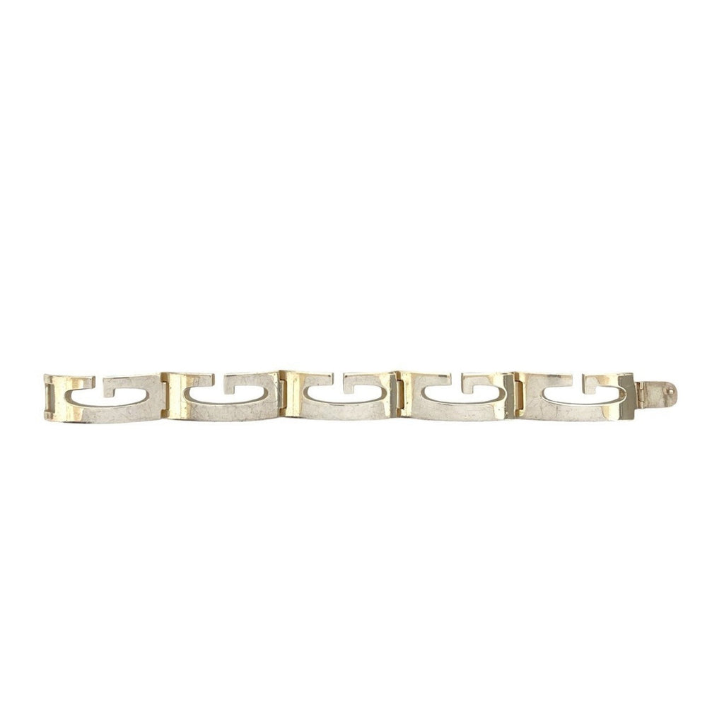 G Cutout Bracelet Sterling Silver