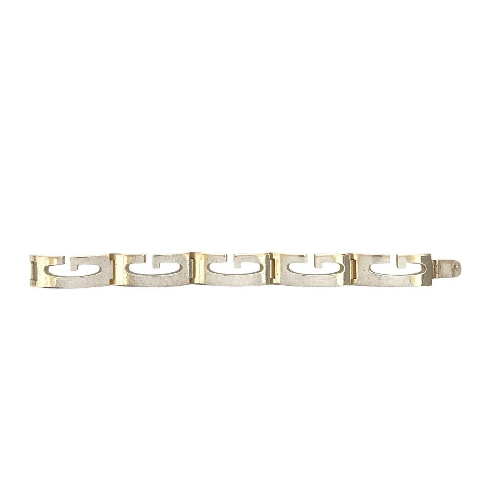 G Cutout Bracelet Sterling Silver