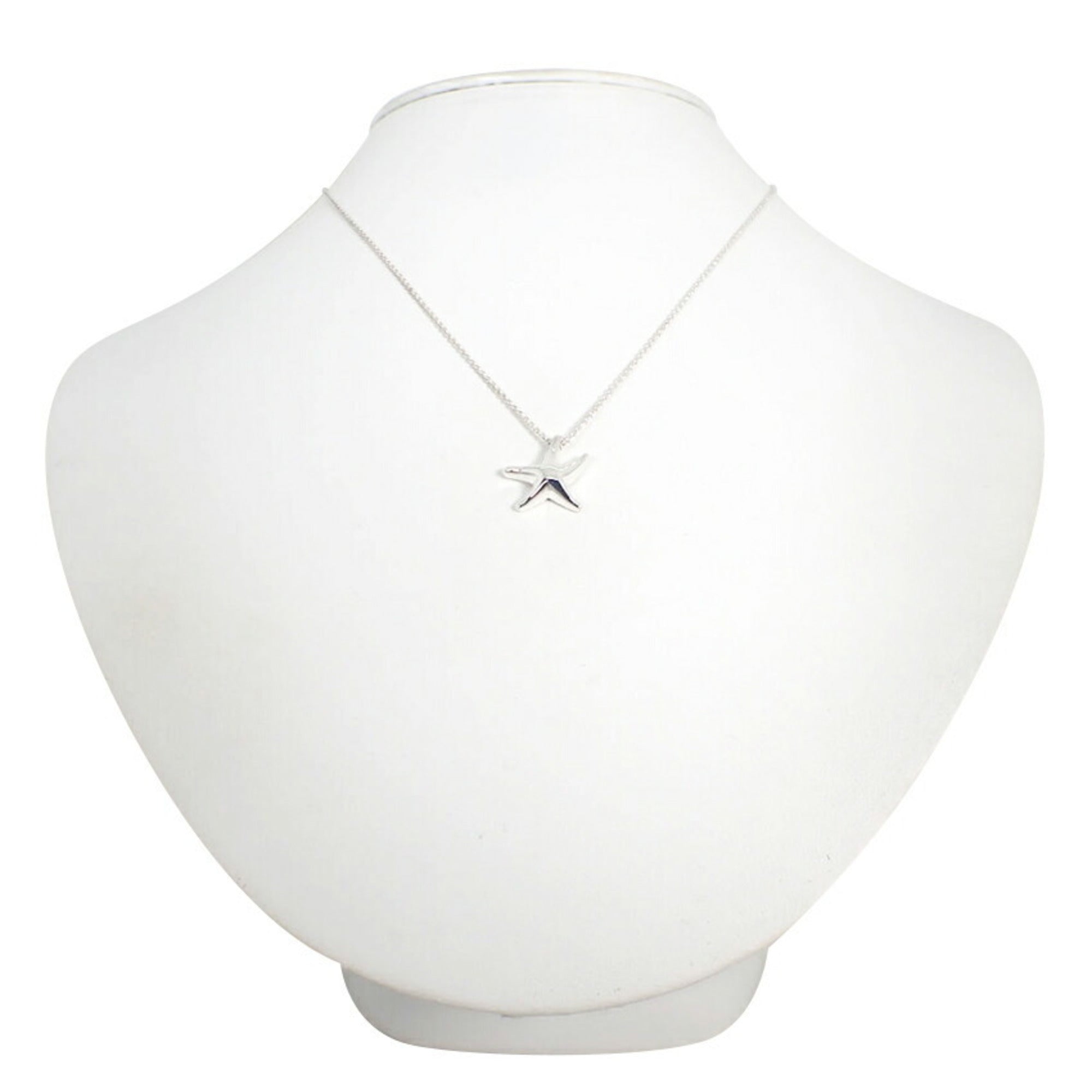 Starfish Pendant Necklace Sterling Silver